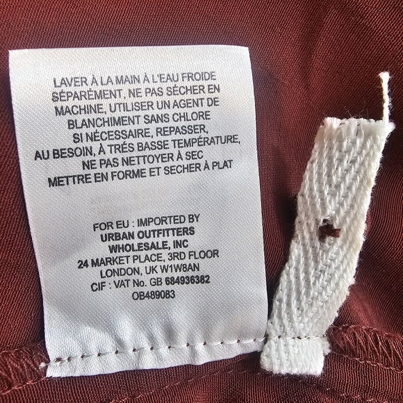 NEW‎ Free People Womens 2 Draped The Sun Dress Burgundy Open Back Maxi Size 6 - Picture 16 of 16